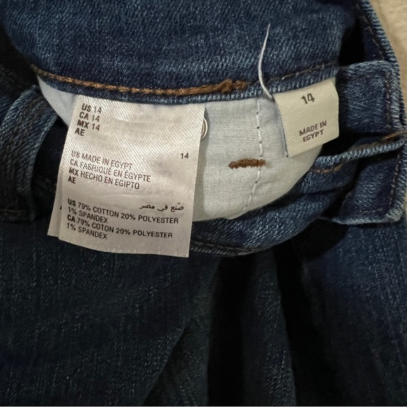 Style & Co Women’s Jeans Blue Size 14 Straight Leg Medium Wash - Picture 4 of 5